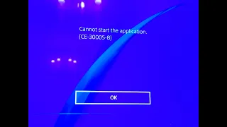 5 Ways To Fix PS4 Error Code CE-30005-8 | Cannot start the application playstation 4