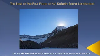 The Basis of the Four Faces of Mt  Kailash a Sacral Landscape