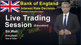 Forex Live Trading Session | Analysis & Learning with Practical |GBP BoE Interest Rate Decision News