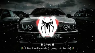 ♛ 2Pac - Holler If Ya Hear Me (Izzamuzzic Remix) / music visualization ♛