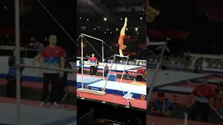 Lilia Akhaimova - Uneven Bars (RUS) Podium Training 2019 Worlds Stuttgart Championships(2)