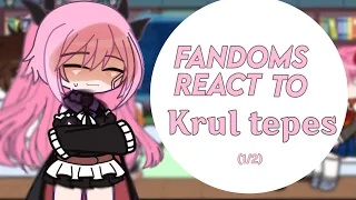 Fandoms react to KRUL TEPES! [ 1/2 ] [ Ep 1.][SERAPH OF THE END/OWARU NO SERAPH]