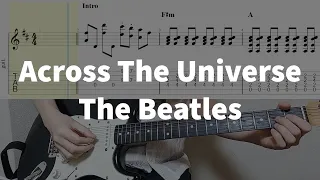 The Beatles - Across The Universe Guitar Tab