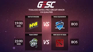 Team Spirits VS Vega Squadron [BO5] - GESC Thailand Minor CIS Qualifier Final Day