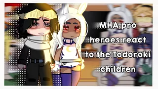 || MHA pro heroes react to the Todoroki children || angst || spoilers || MHA/BHNA || Kavana ||