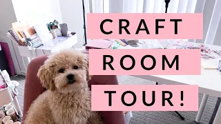 Craft Room Tour 2024! | Budget Friendly | Small Space
