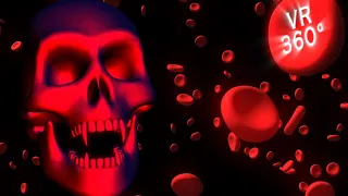 💀 CYBERVAMP [VR 360] Dark Techno Thriller! Trippy VR Music Video ft. Matteo Tura