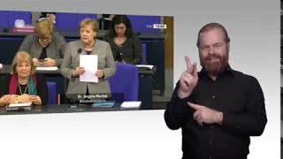 Gebärdensprachvideo: Befragung der Bundesregierung - Merkel will Bonpflicht gegen Steuerbetrug