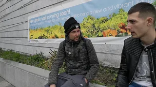 Homeless man in Birmingham  /// ИСТОРИЯ БОМЖА В АНГЛИИ.