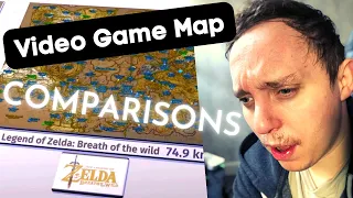Gwainzy reacts to Video Game Map Comparisons