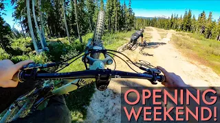 BIKE PARK LAPS!! RIDING OUT THE HEAT WAVE