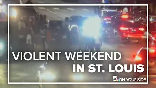 St. Louis city leaders react to the violent weekend in downtown