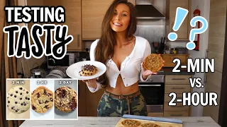 I tested the 2-MINUTE vs. 2-HOUR Cookies from BUZZFEED TASTY
