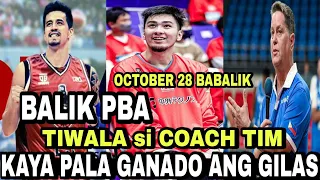 Gilas Players MASAYA sa ROLE kay Coach Tim Cone | Kai Sotto October 28 BABALIK | SAKURAGI BALIK PBA?