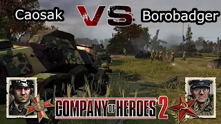 Coh2 1v1 | Caosak vs Borobadger | The goose let loose