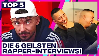 Die 5 GEILSTEN Rapper-Interviews! | TOP 5