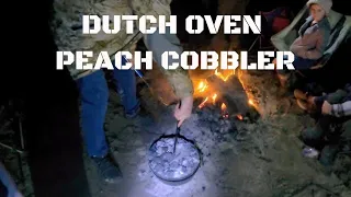 DUTCH OVEN PEACH COBBLER #dutchoven #camping #offroad