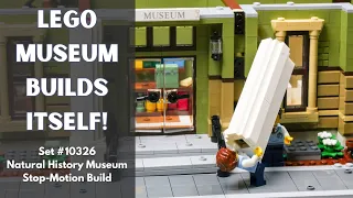 Lego Natural History Museum built entirely in stop-motion. LEGO Icons 10326