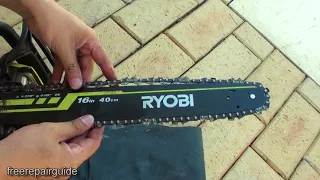 How to Fix a Slipped Chainsaw Chain