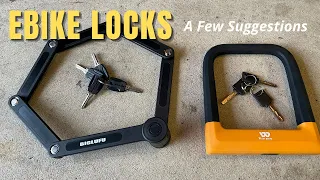 Ebike Lock Suggestions - Folding & U Lock Options