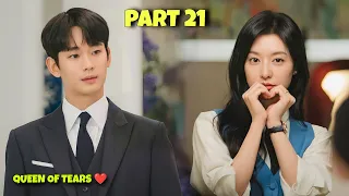 Part 21 || Domineering Wife ❤ Handsome Husband || Queen of Tears Korean Drama Explained in Hindi