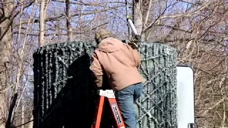 The Ultimate Deer Blind installation