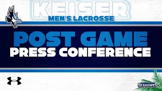Keiser Men's Lacrosse Post Game Interview vs Cumberlands