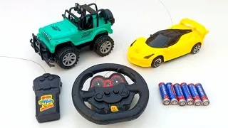 3D lighting RC car and RC Jeep unboxing in testing |