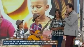 Dupla de irmãos de Medeiros Neto emociona o país no programa Domingo Show