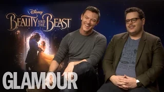 Luke Evans & Josh Gad Talk Bromance, Emma Watson Being the Perfect Role Model | Glamour UK