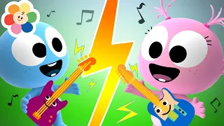 GooGoo & Gaga Learning Guitar Music for Babies | Musical Instruments Sounds | Sensory Stimulation