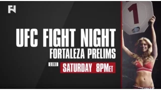 UFC Fight Night Fortaleza Prelims LIVE Sat., March 11, 2017 in Canada on Fight Network