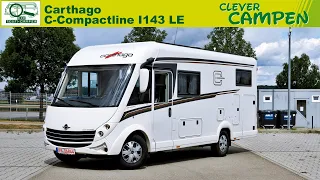 Carthago C-Compactline I 143 LE: Schmal, handlich und trotzdem Platz? - Test/Review | Clever Campen