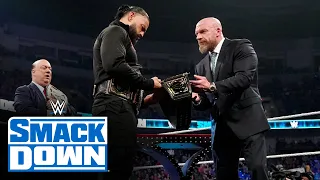 Triple H presents Reigns a new Undisputed WWE Universal Title: SmackDown Highlights, June 2, 2023
