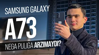 Bu videoni kormasdan turib Samsung Galaxy A73'ni harid qilmang! To'liq obzor.