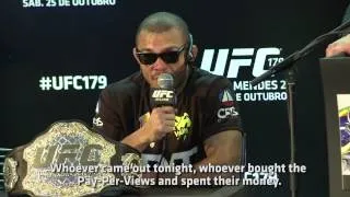 UFC 179: Post-Fight Press Conference Highlights