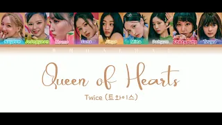 Twice - Queen of Hearts Lyrics (Color Coded Lyrics Eng/Pt-Br) Tradução