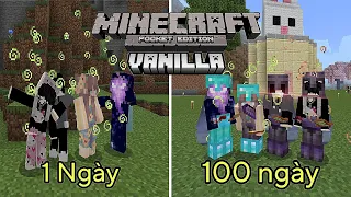 🔥🔥Sinh tồn Minecraft PE Vanila cùng bạn báo!!