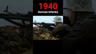HEAVY Combat, German Infantry, WW2  -  Colorized, Enhanced, 60 fps