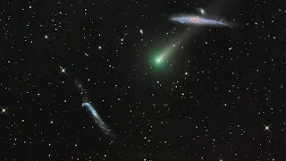 COMO Y DONDE SE VERA EL COMETA LEONARD