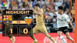 Valencia vs Barcelona 0 1 - Summary and all goals