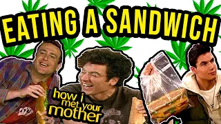 Eating a sandwich - How I Met Your Mother