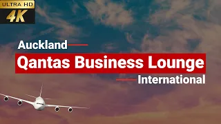 [4k] Qantas Business Lounge Auckland airport Tour 2023 | Qantas Business Lounge Auckland New Zealand