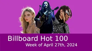 Billboard Hot 100 | Week of April 27th, 2024