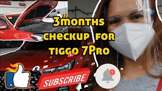 First  PMS check up of Tiggo 7pro at Chery North Edsa Branch