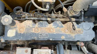 Komatsu excavator fuel injector problem and solutions- black smoke from exhaust system #trending