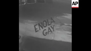 SYND 01/08/70 FILE FOOTAGE OF THE BOMB BEING DROPPED ON HIROSHIMA IN 1945