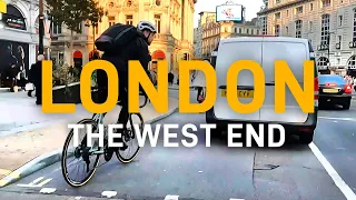 Cycling in London #09  [ 4K ]  The West End to the City of London