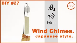 How to make wind chimes. Japanese style.I also made a stand.DIY#27