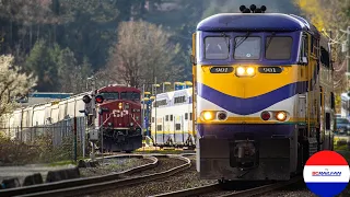 West Coast Express Commuter Trains around Greater Vancouver 2022-2023